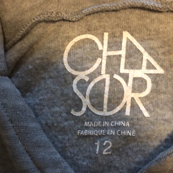 Grey chasor heart hoodie girls size 12 - Picture 2 of 4